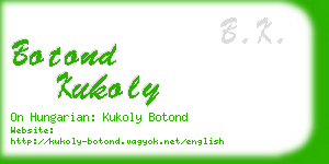 botond kukoly business card